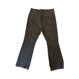 Lane Bryant Sz 20 high rise women’s classic trousers black super stretch casual